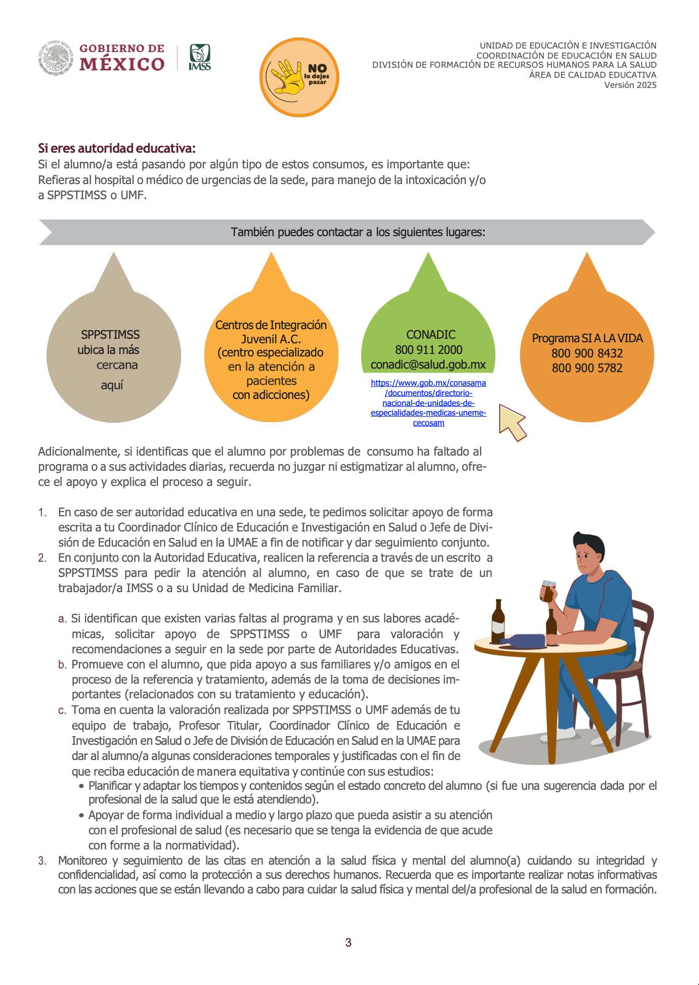 Tarjetero.Consumo-Sustancia-2025. Calidad Educativa V Julio 3